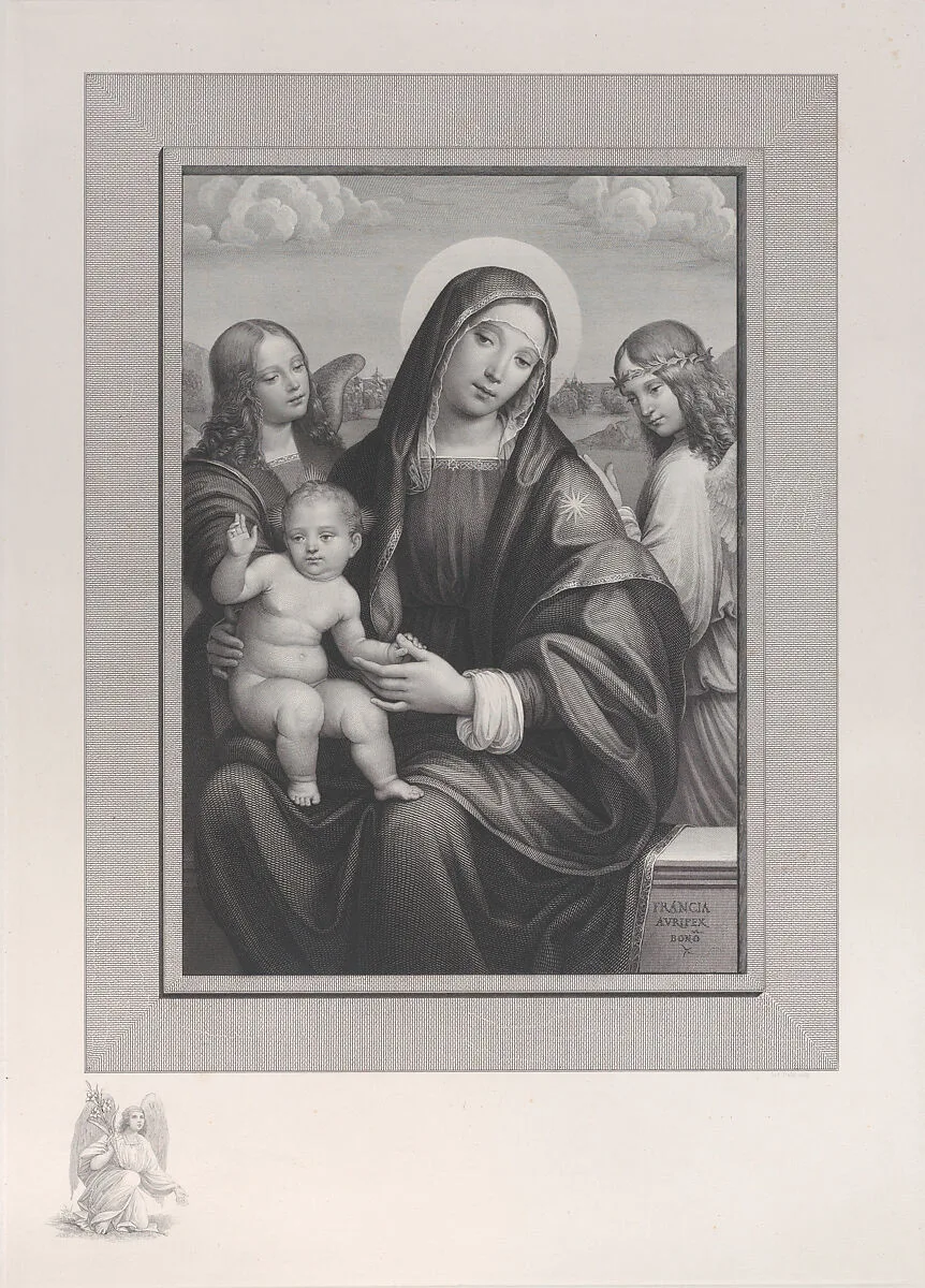 Madonna and Child with angels — Francesco Francia|Antonio Dalco