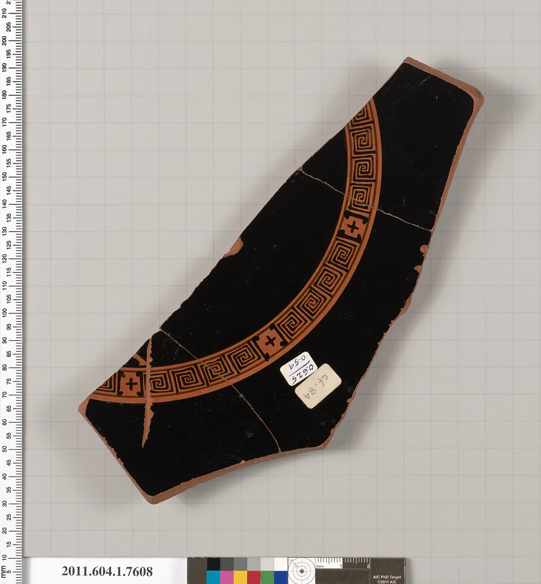 Terracotta fragment of a kylix (drinking cup) — Unknown