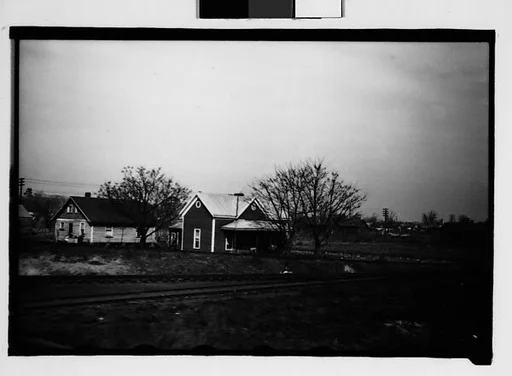 [Wooden Houses, From Moving Train, Savannah, Georgia]
