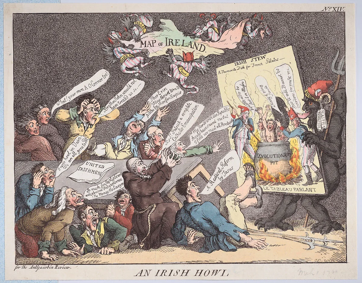 An Irish Howl — Thomas Rowlandson