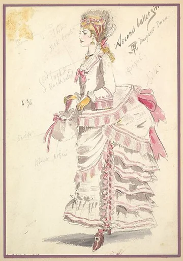Costume Design for 'Second Ballet Girl'