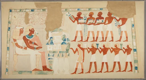Nakht and his Wife Receiving Offerings