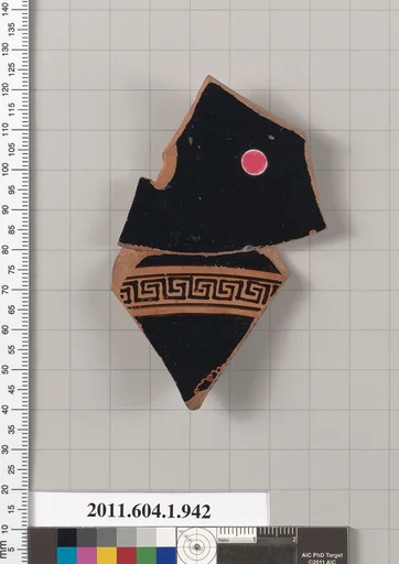 Terracotta fragment of a kylix (drinking cup)