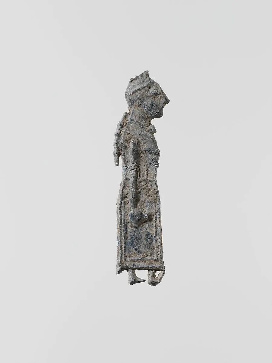 Lead figure of a woman — Unknown