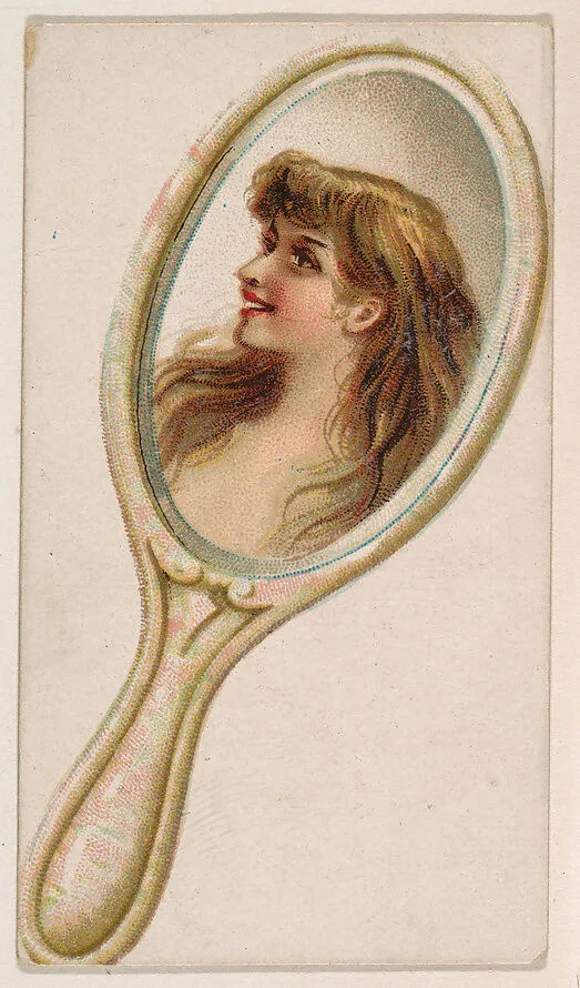 Mirror, from the Novelties series (N228, Type 5) issued by Kinney Bros. — Kinney Brothers Tobacco Company