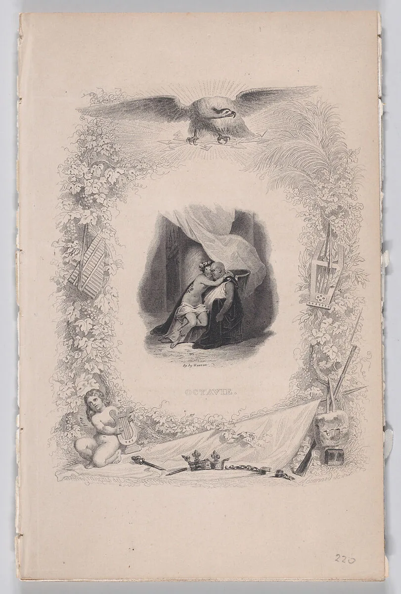 "Octavie" from The Songs of Béranger — Pierre Jean de Béranger|François-Louis Français|Melchior Péronard|Fournier & Perrotin