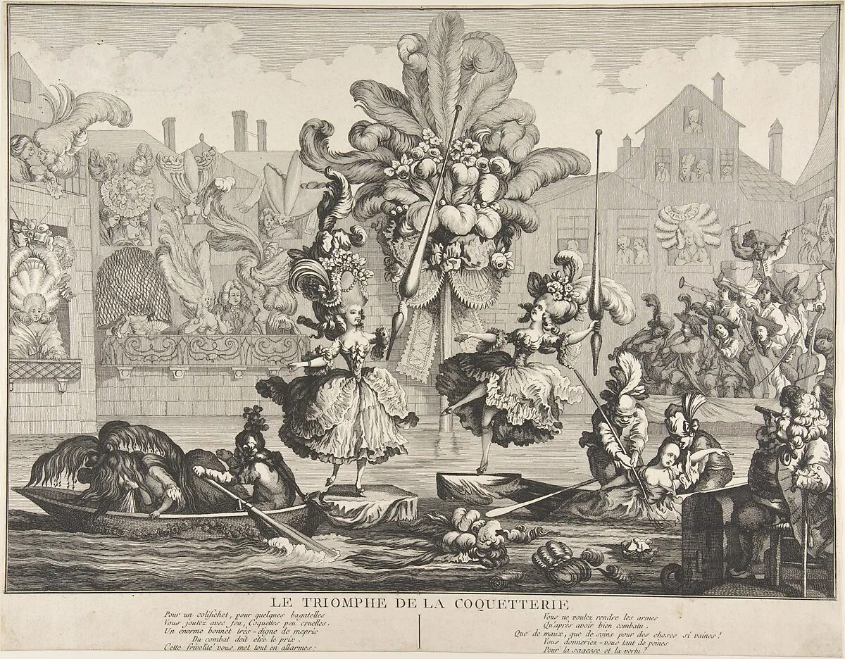 Le triomphe de la coquetterie — Anonymous, French, 18th century|Anonymous, British, 18th century
