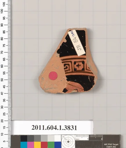 Terracotta fragment of a kylix (drinking cup)