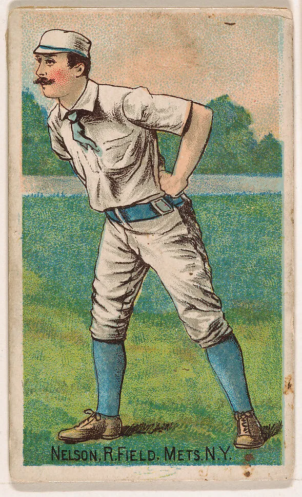 Nelson, Right Field, Mets, New York, from the Gold Coin series (N284) for Gold Coin Chewing Tobacco — D. Buchner & Co., New York