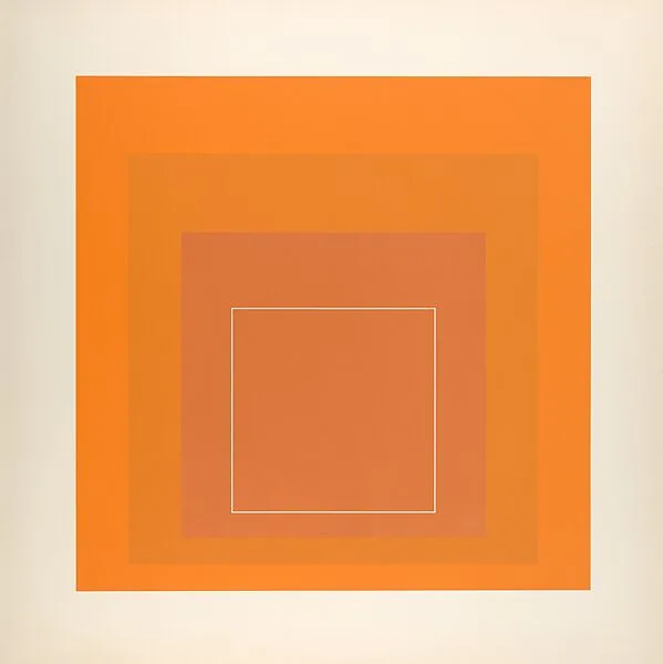 Proof for White Line Square series — Josef Albers|Gemini G.E.L.|Kenneth E. Tyler