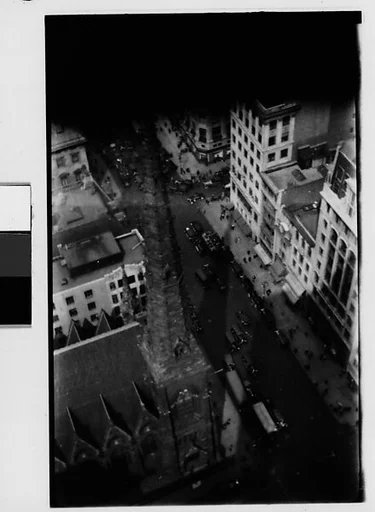[New York City Intersection, From High Elevation]