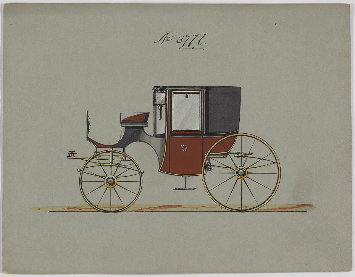 Design for Coupé, no. 3778 — Brewster & Co.