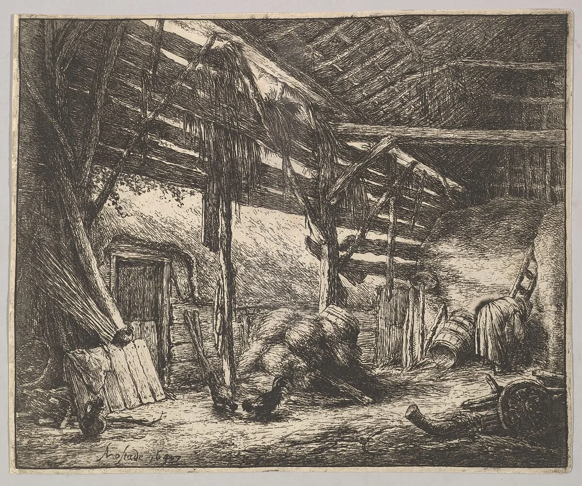 The Barn — Adriaen van Ostade