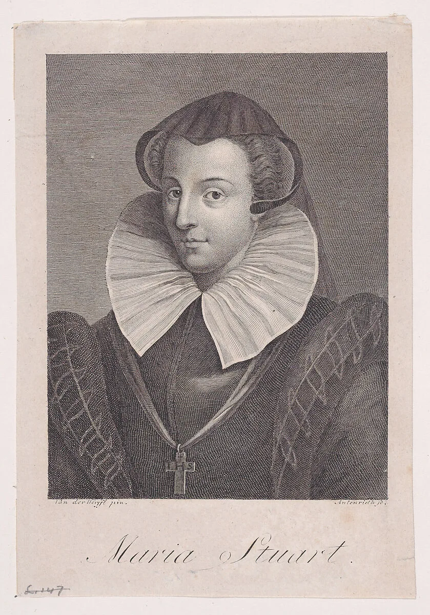 Mary, Queen of Scots (frontispiece, from "Theater, von Schiller," volume 4) — Mary, Queen of Scots|Adriaen van der Werff|(Johann Christoph) Friedrich von Schiller|Autenrieth