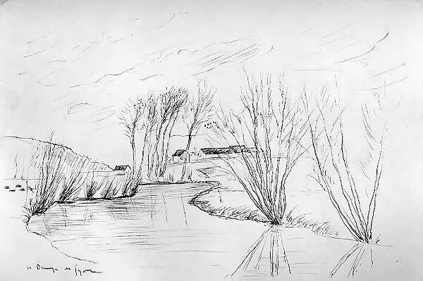 The River Morin in Spring Time — André-Dunoyer de Segonzac