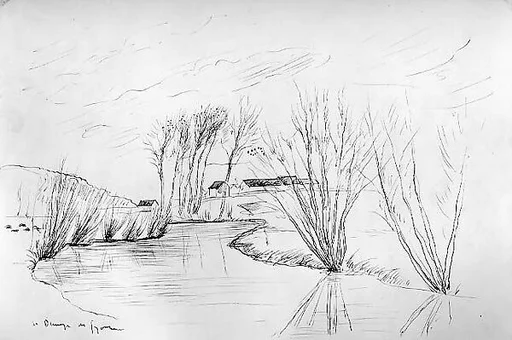 The River Morin in Spring Time