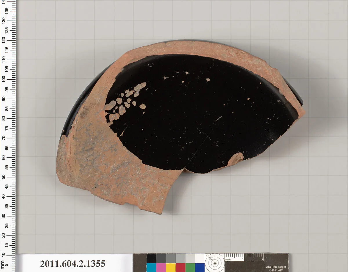 Terracotta fragment of a skyphos (deep drinking cup) — Unknown