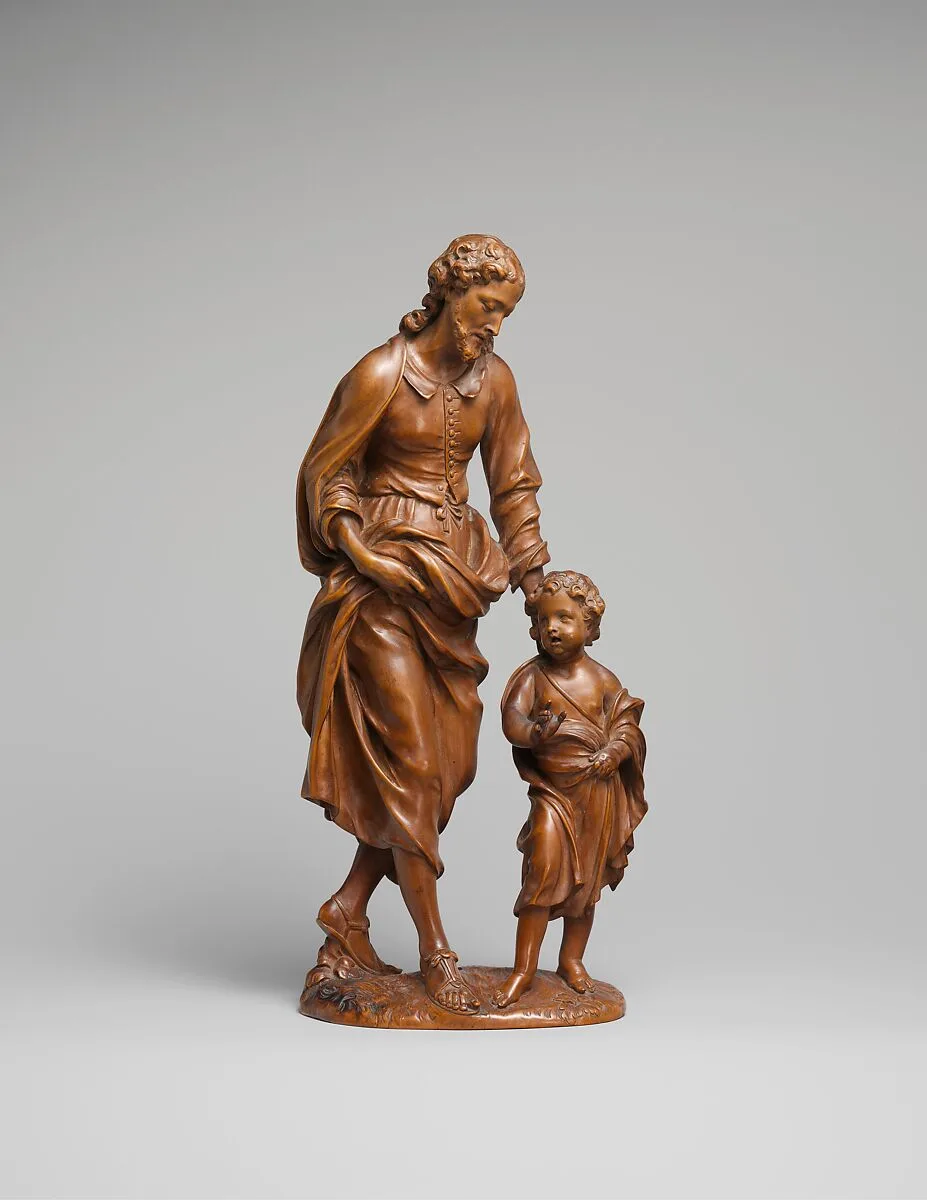 Saint Joseph and the Christ Child — Nicolaas van der Veken