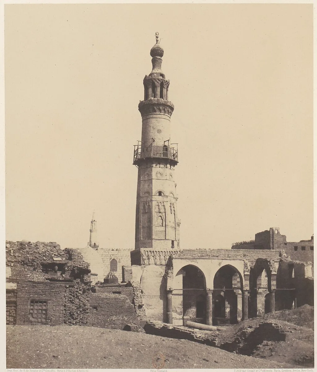 Djirdjeh, Mosquée en Ruines Sur le Bord du Nil — Félix Teynard|Imprimerie Photographique de H. de Fonteny et Cie