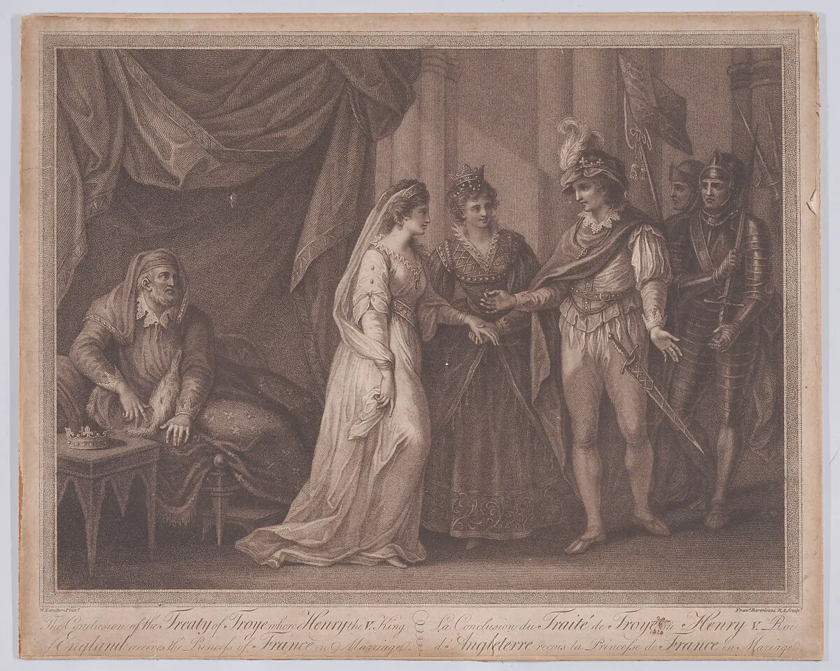 The Conclusion of the Treaty of Troyes — Francesco Bartolozzi|William Hamilton