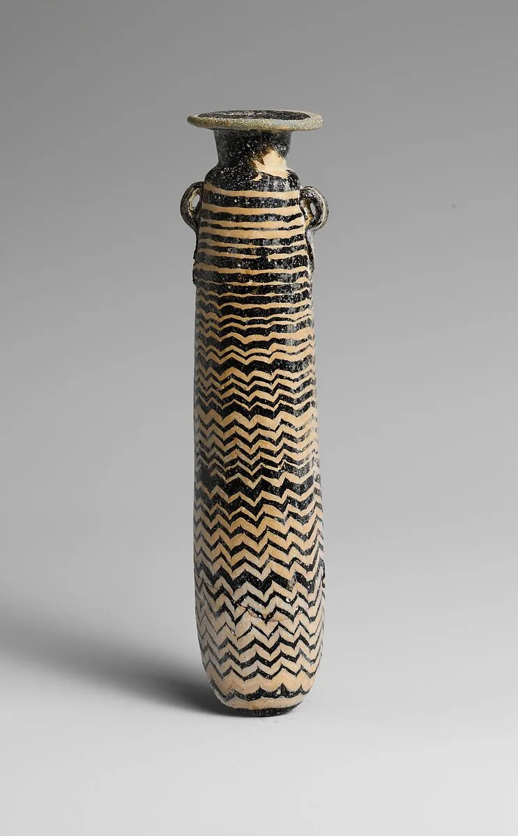 Glass alabastron (perfume bottle) — Unknown