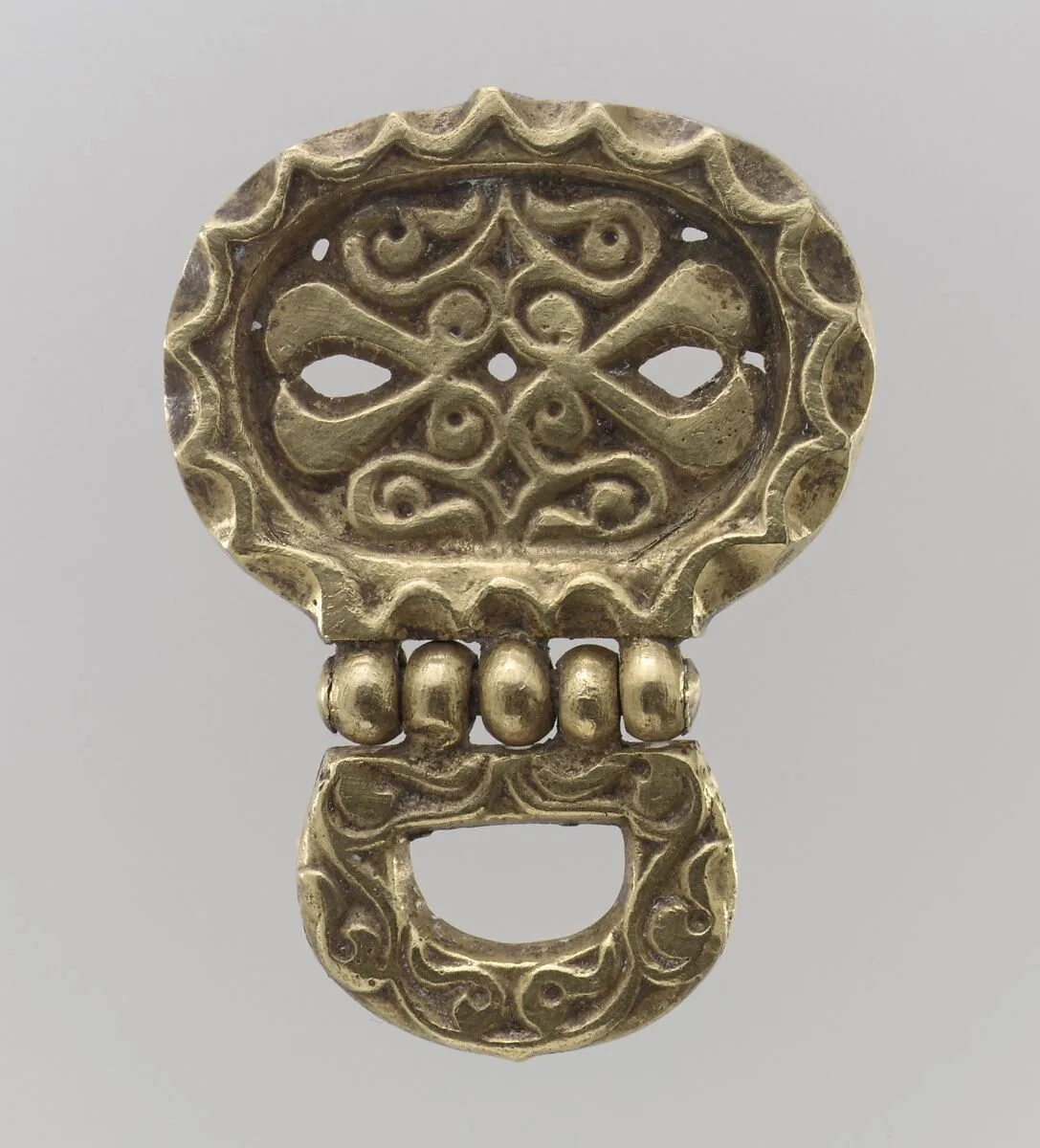 Gold Belt Mount with Loop — Unknown