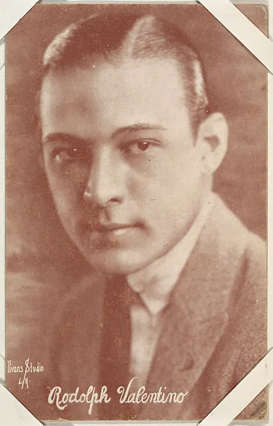 Rodulph Valentino from Movie Stars Exhibit Cards series (W401) — Unknown