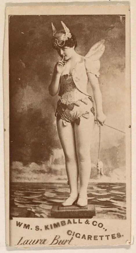 Laura Burt, from the Actresses series (N203) issued by Wm. S. Kimball & Co. — William S. Kimball & Company
