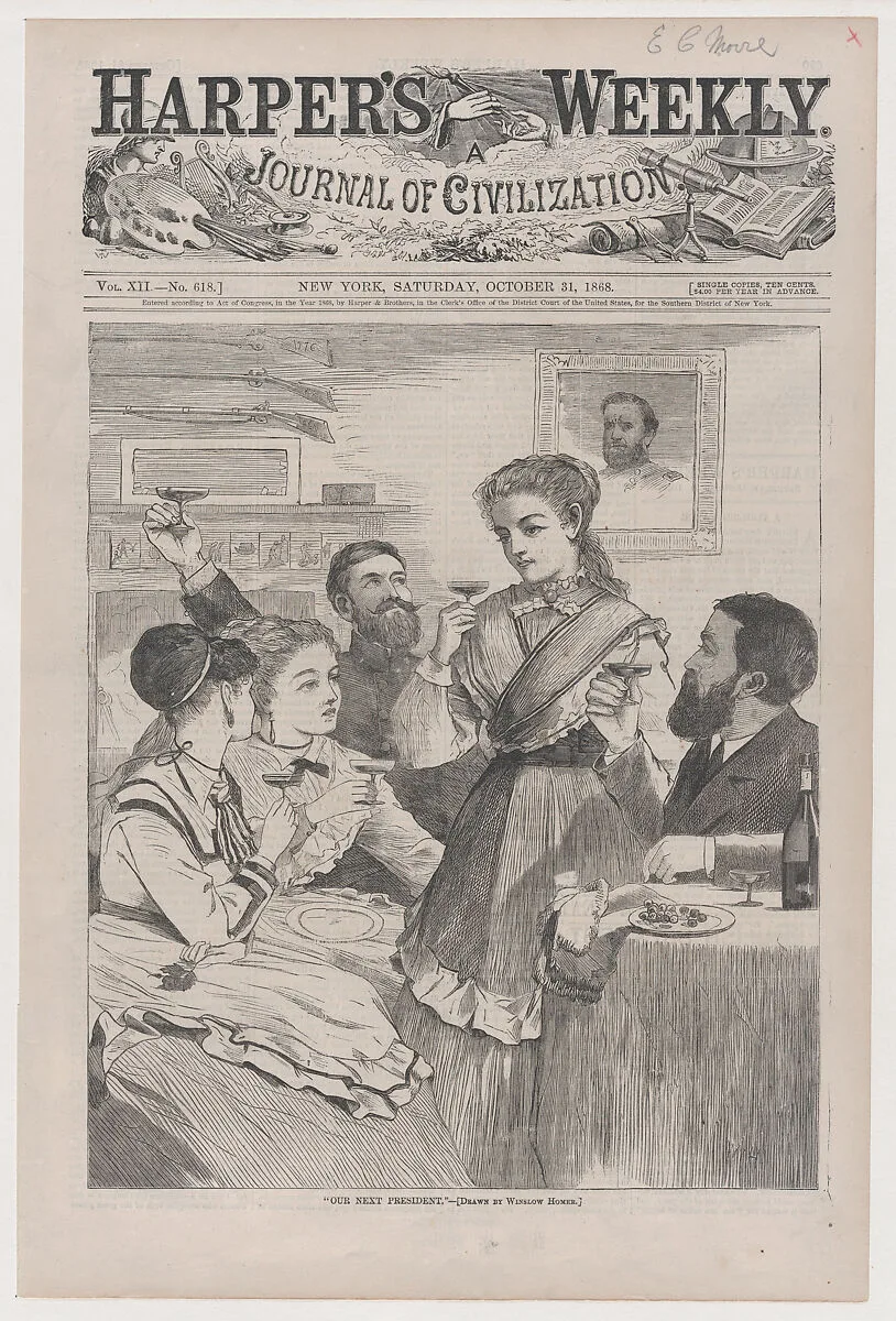 "Our Next President" (from "Harper's Weekly," Vol. XII) — Winslow Homer|Harper's Weekly|Harper & Brothers