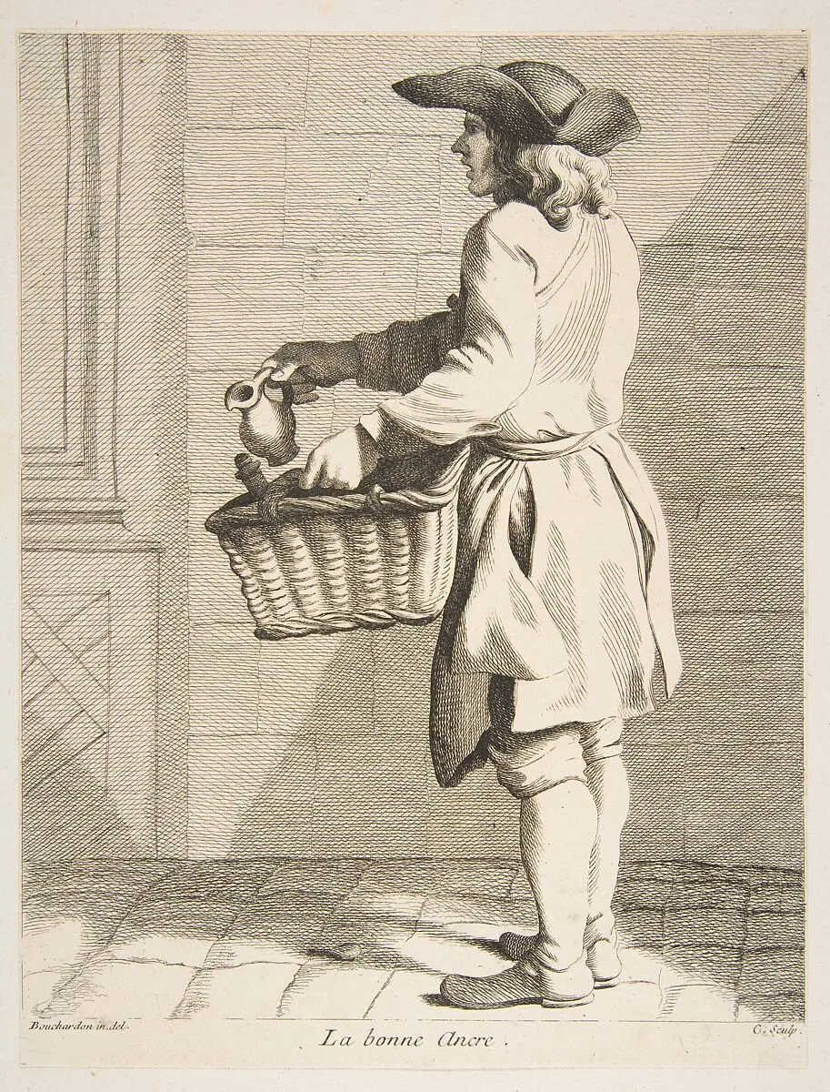 Ink Seller — François Joullain|Anne Claude Philippe de Tubières, comte de Caylus|Edme Bouchardon