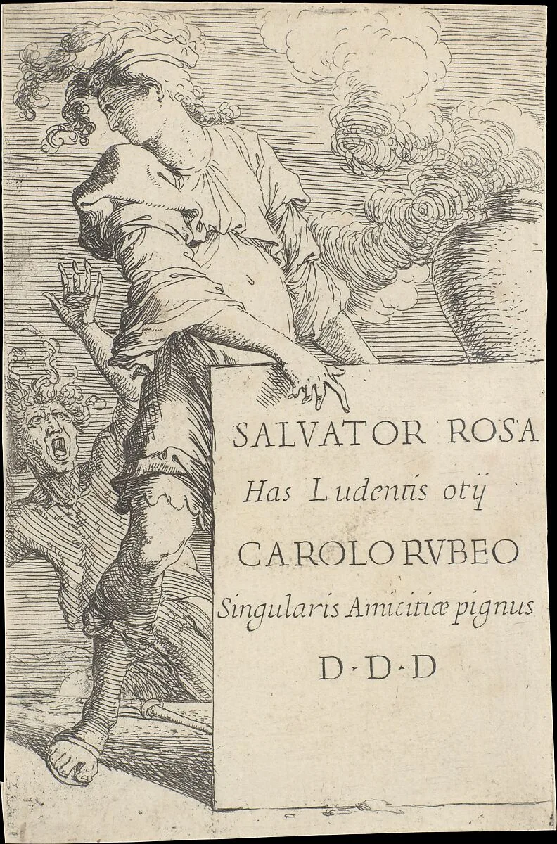 Frontispiece for "Figurine" — Salvator Rosa