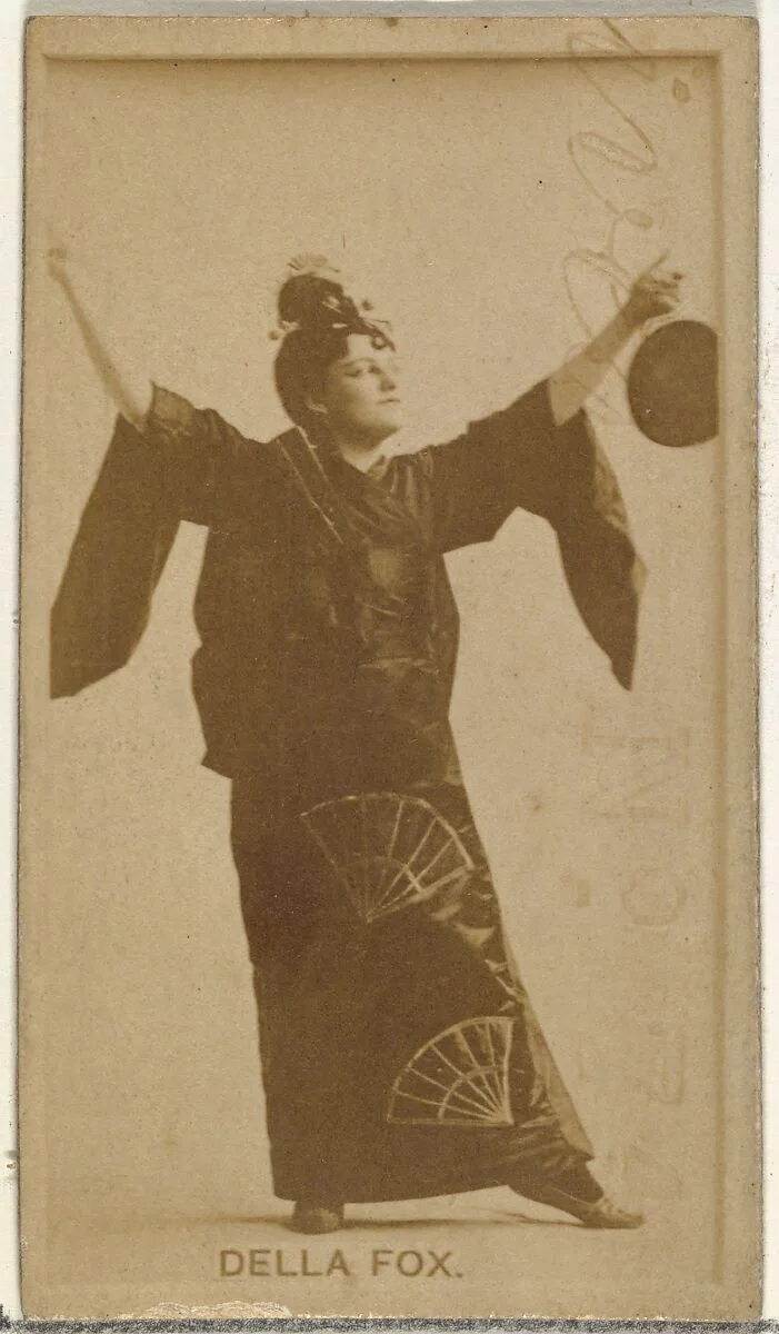 Della Fox, from the Actors and Actresses series (N145-8) issued by Duke Sons & Co. to promote Duke Cigarettes — W. Duke, Sons & Co.|American Tobacco Company