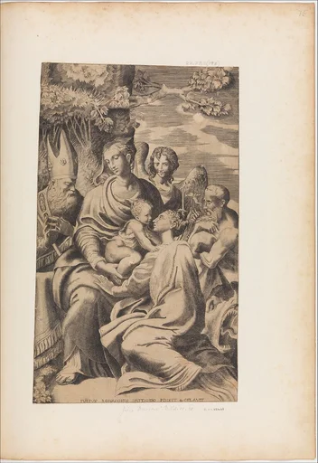 The Madonna and Child Attended by Saints