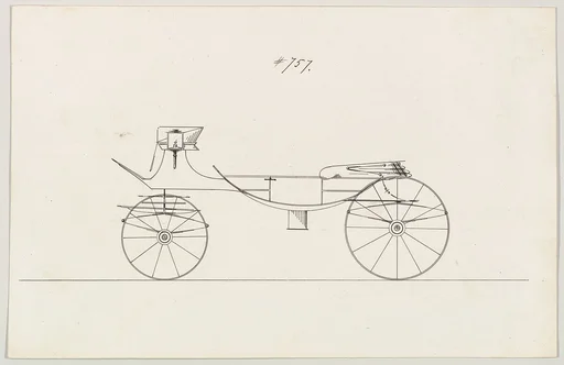 Design for Vis-à-vis/ Barouche, no. 757