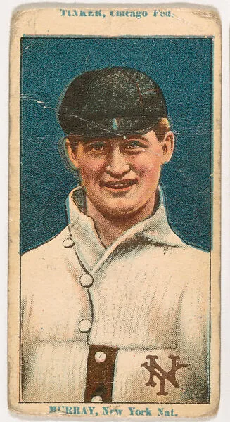 Red Murray, New York, from Coupon Cigarettes Baseball Issue, 1914-1916 — Coupon Cigarettes