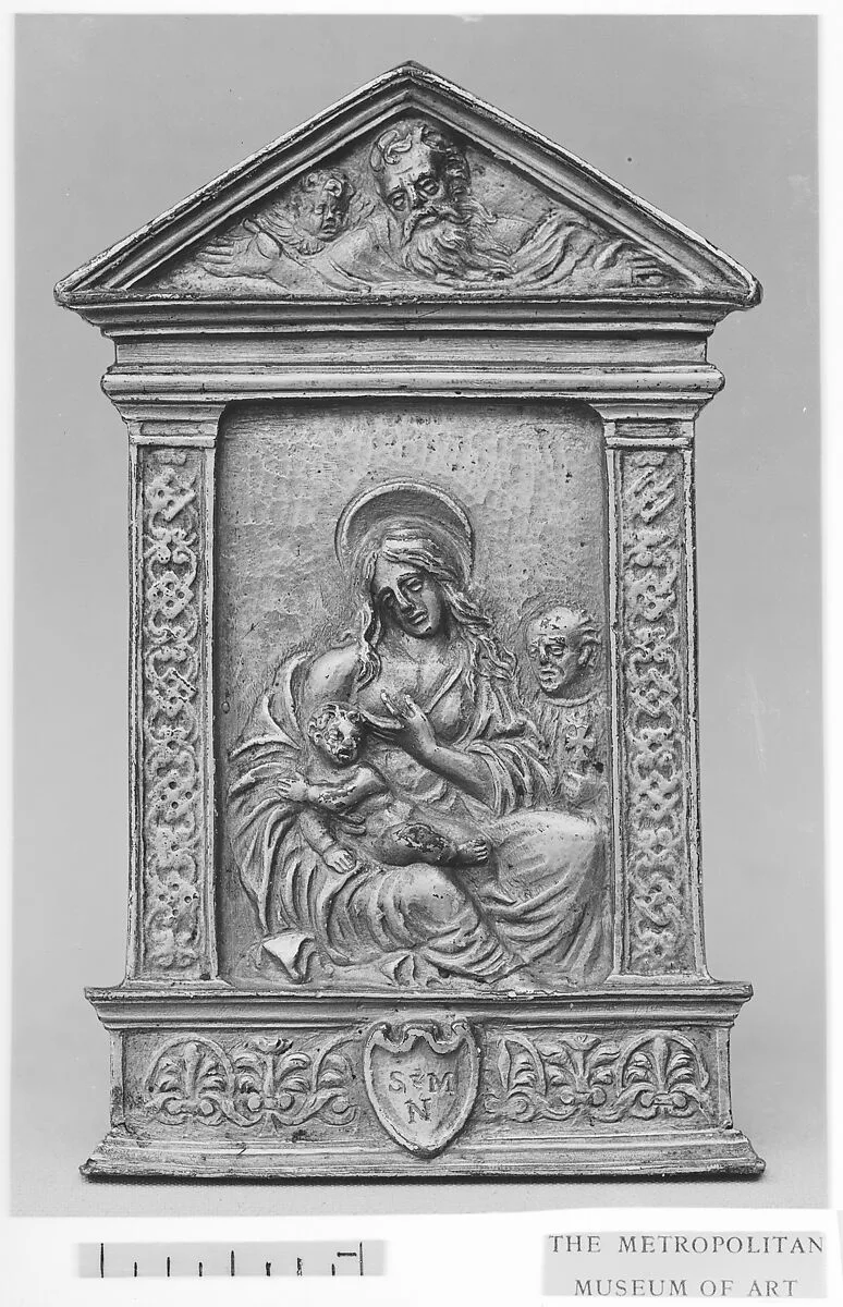 Virgin and Child with St. Joseph — Moderno (Galeazzo Mondella)