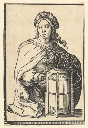 Persian Sibyl, from the series of Sibyls