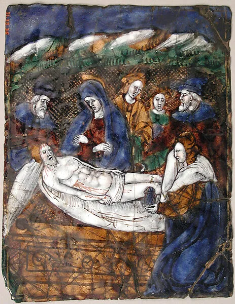 Plaque with the Entombment — Unknown