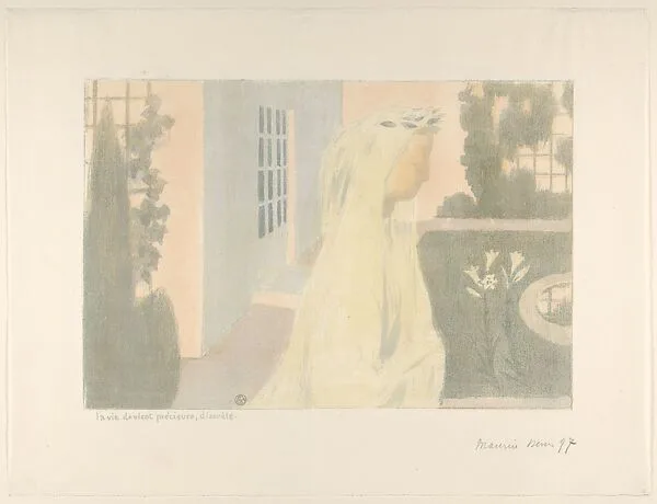 La vie devient précieuse, discrète, from "Amour" — Ambroise Vollard|Maurice Denis