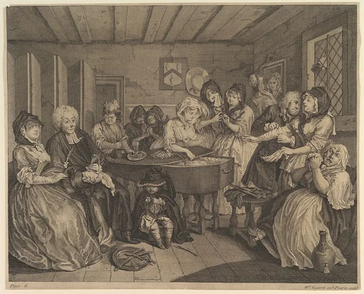 A Harlot's Progress, Plate 6