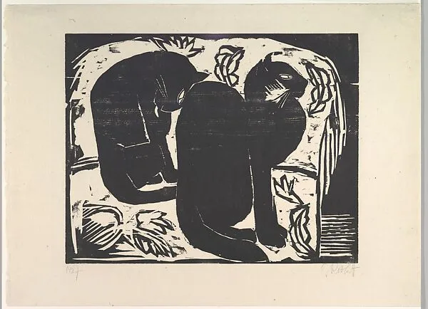 Cats — Karl Schmidt-Rottluff