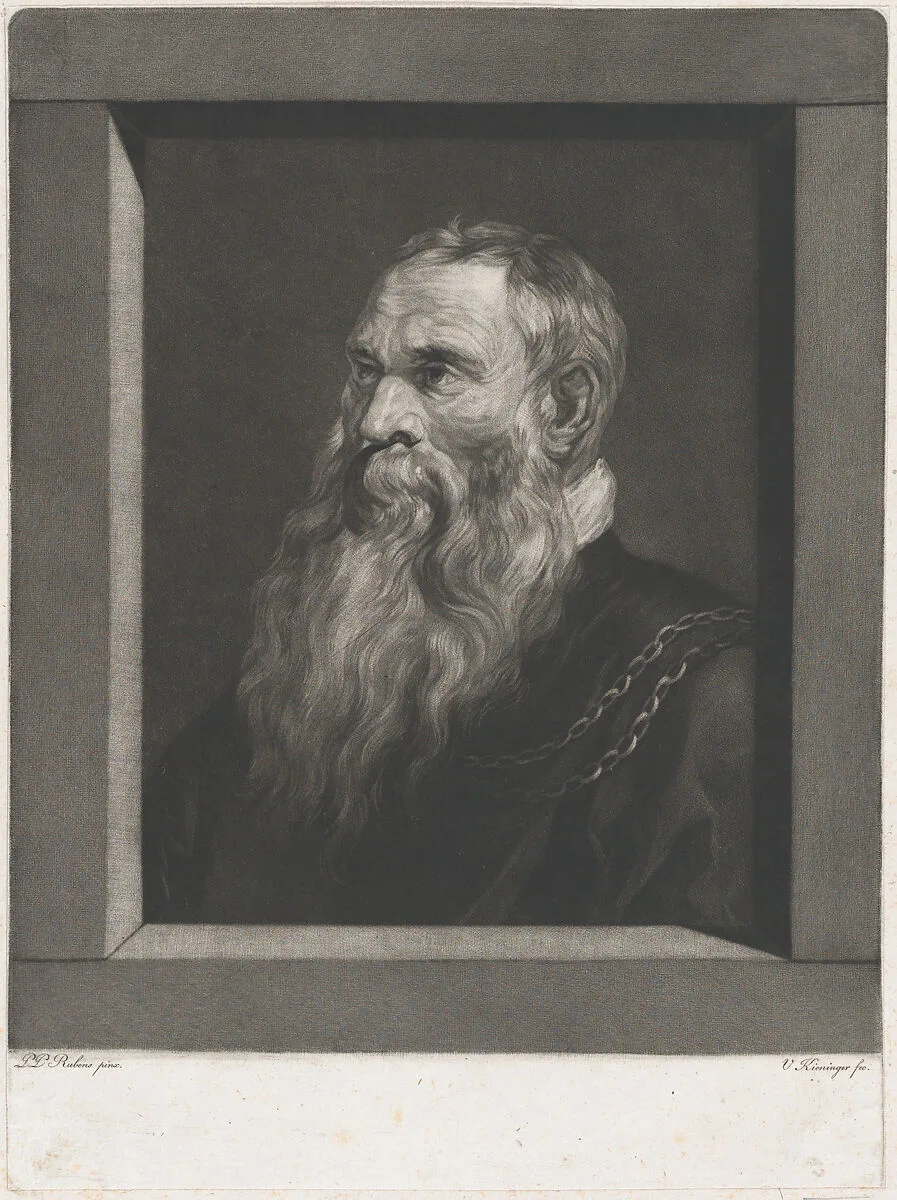 Portrait of an old man with a beard — Peter Paul Rubens|Vincenz Georg Kininger