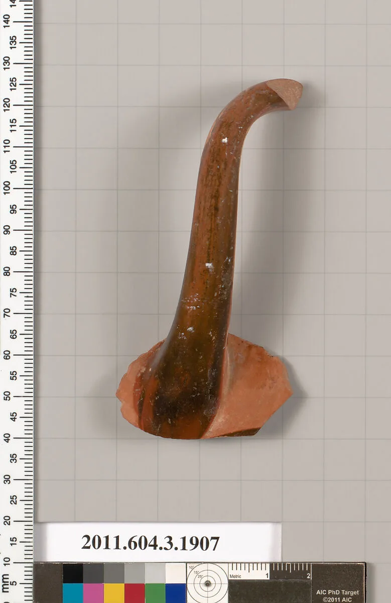 Terracotta fragment of a kylix (drinking cup) — Unknown