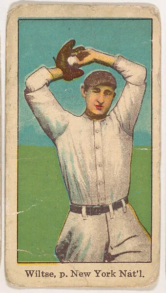 George "Hooks" Wiltse, New York, from Kotton Tobacco Baseball Series, 1911-1916 — People's Tobacco Co., Ltd.