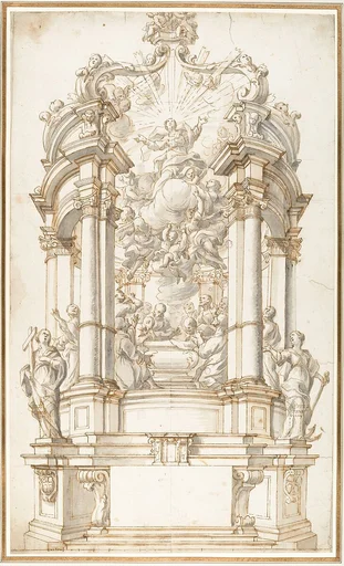Design for a Freestanding Altar dedicated to the Assumption of the Virgin