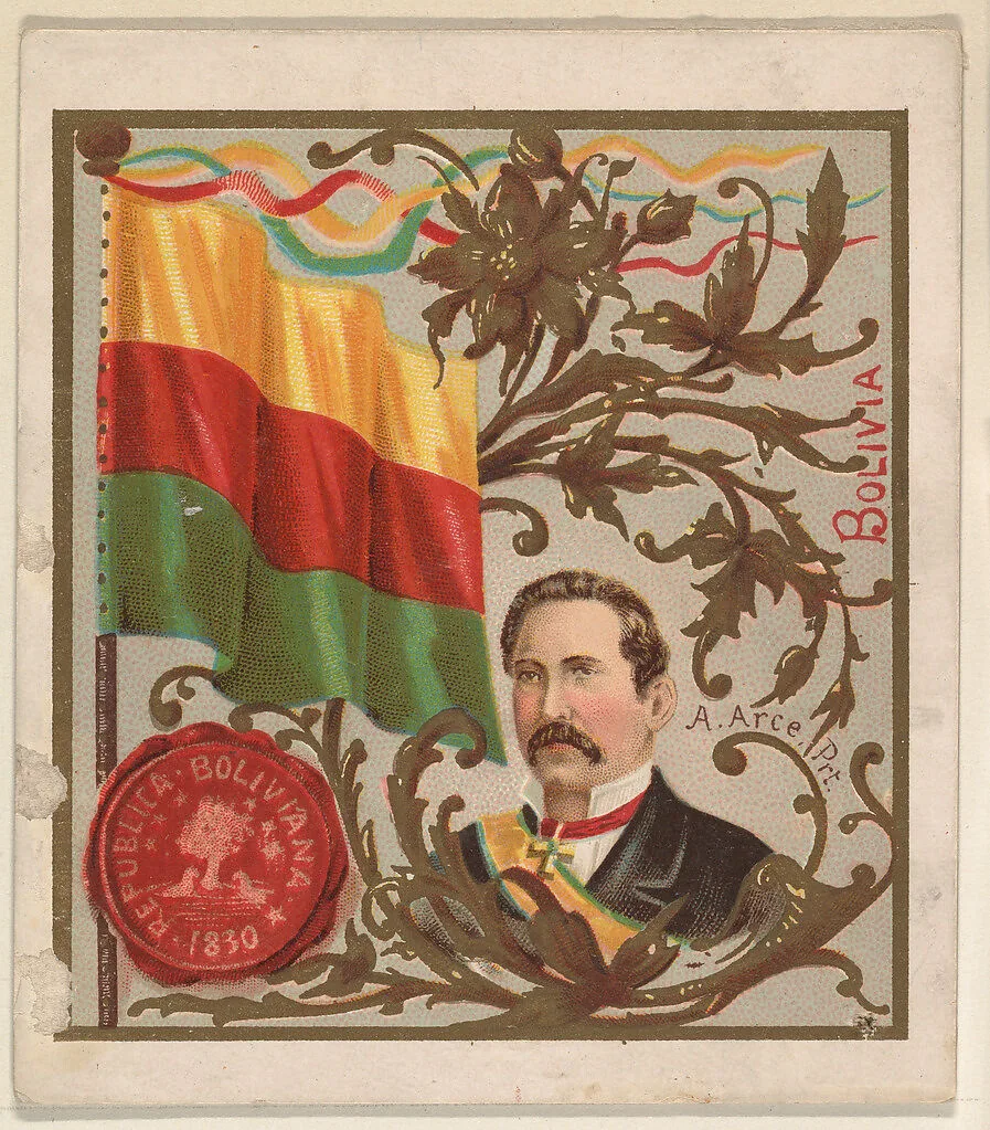 Bolivia, from the International Cards series (N238), issued by Kinney Bros. — Kinney Brothers Tobacco Company