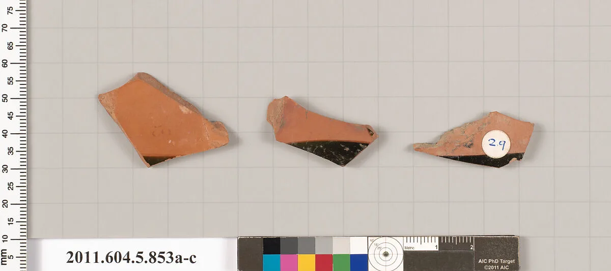 Terracotta fragments of kylikes (drinking cups) — Unknown
