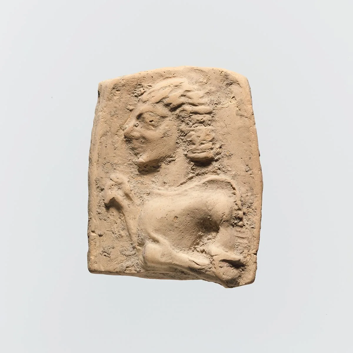 Fragment of a terracotta plaque — Unknown
