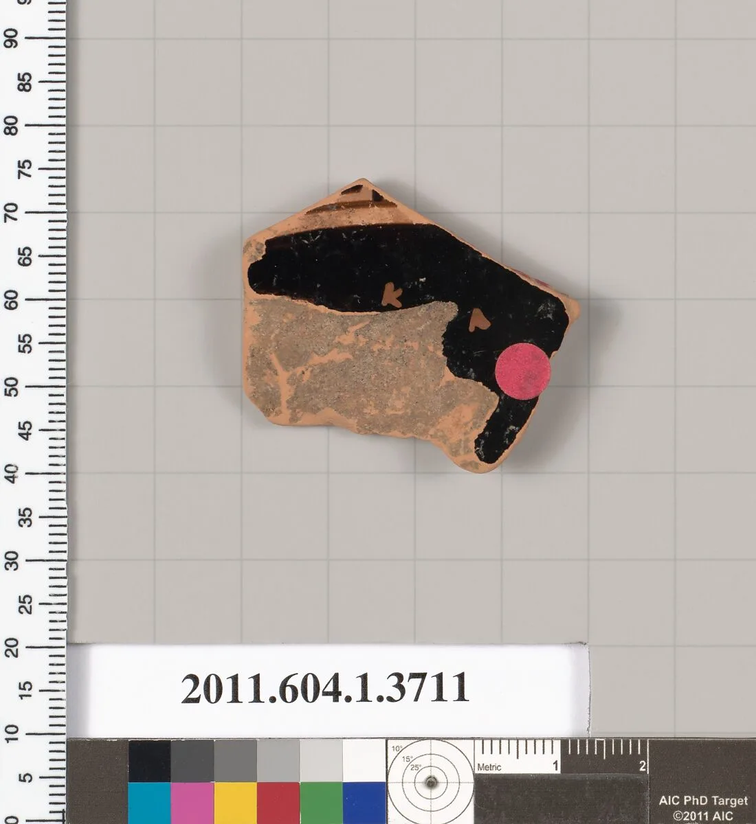 Terracotta fragment of a kylix (drinking cup) — Unknown