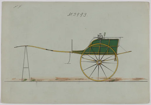 Design for Dog Cart, no. 3993